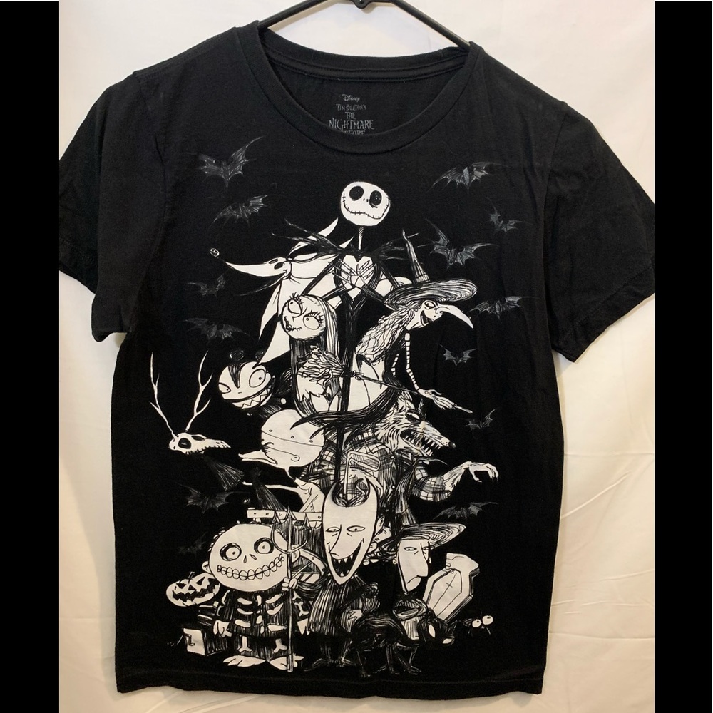The Nightmare Before Christmas black tshirt